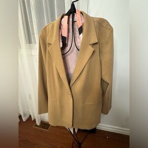 Maurice’s tan blazer - NWOT